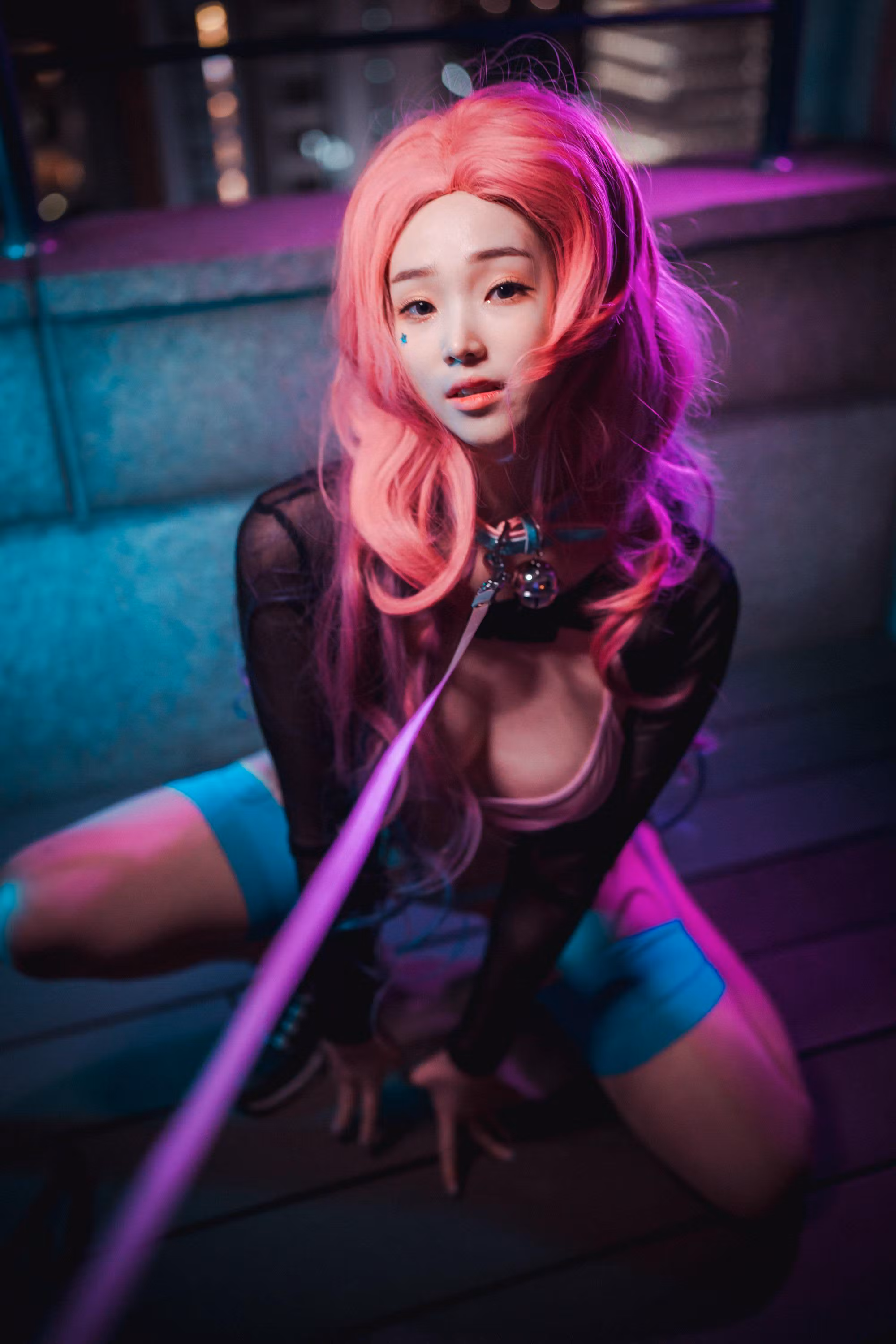 Bambi 밤비 sexy high cut uniform look